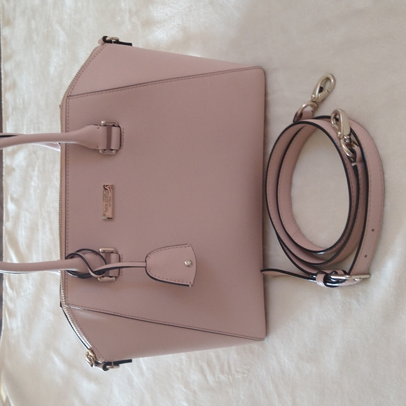 NWOT Kate Spade Tilden Place Pippa Satchel Crossbody bag In Warm Vellum Pink